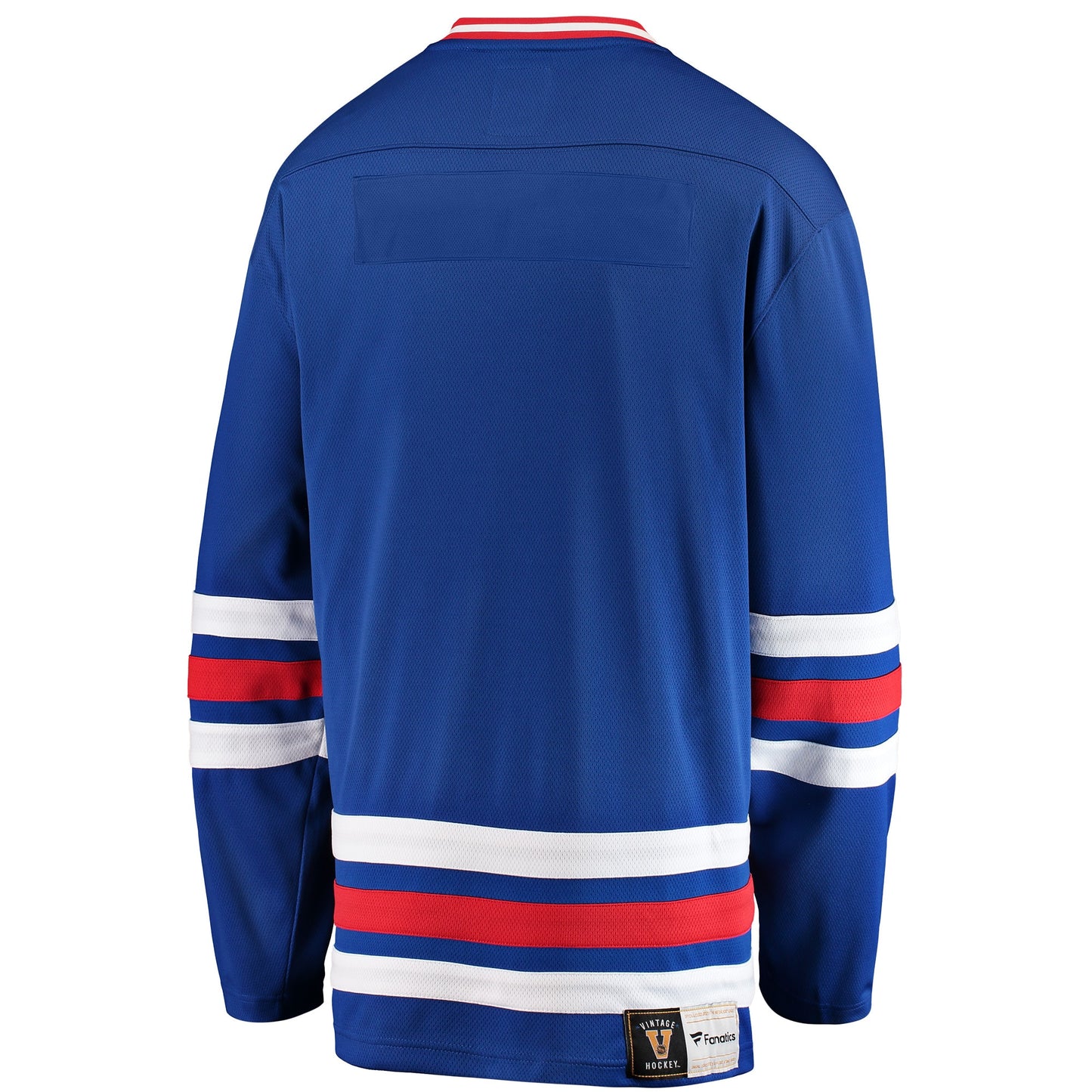 New York Rangers Fanatics Branded Premier Breakaway Heritage Blank Jersey - Blue
