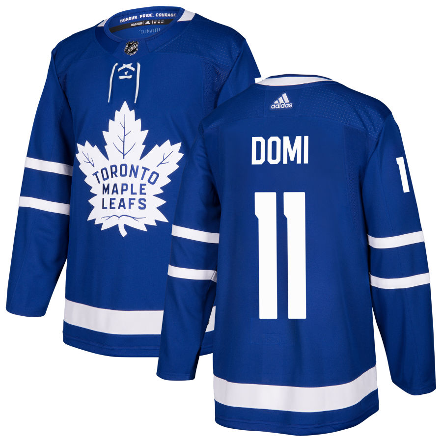 Max Domi Toronto Maple Leafs adidas Authentic Jersey - Blue