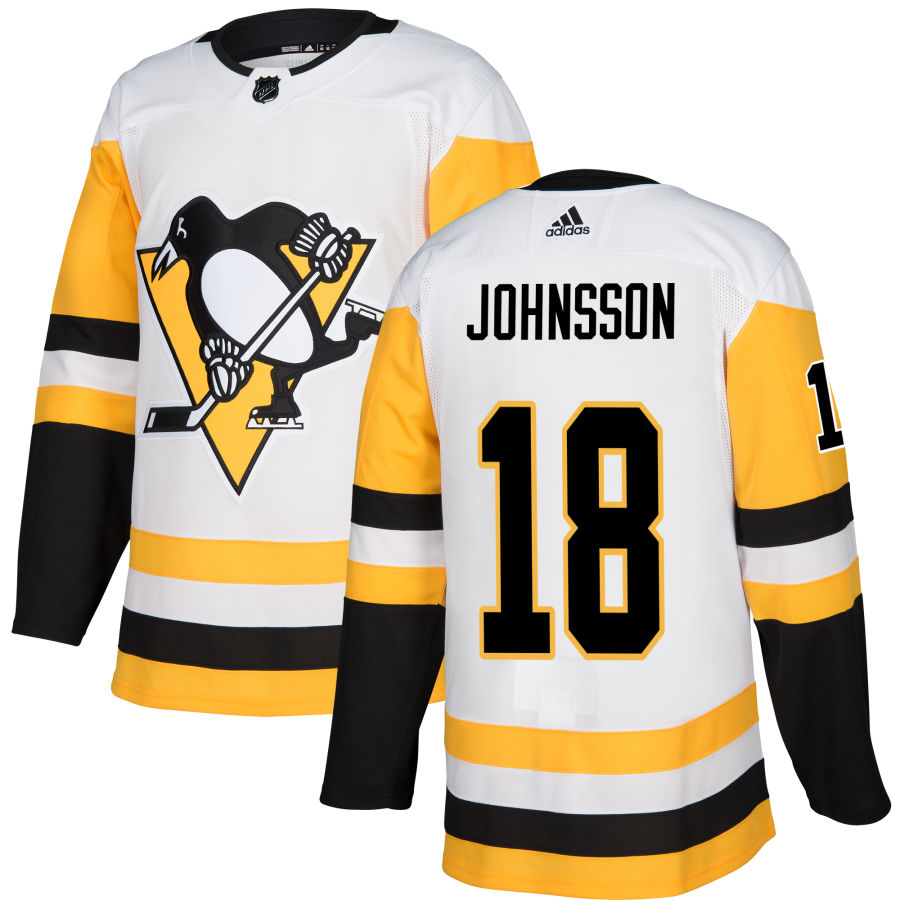 Andreas Johnsson Pittsburgh Penguins adidas Authentic Jersey - White
